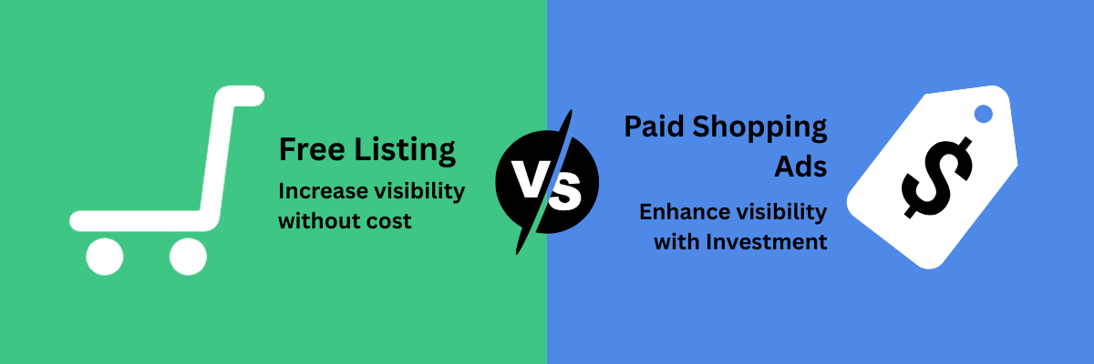 Free Listing vs Paid Shopping Ads