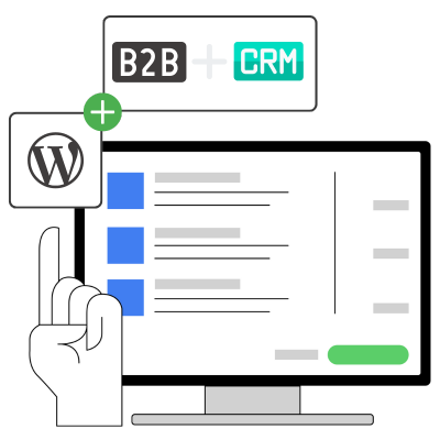wordpress b2b features & integrations